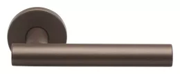 Изображение продукта BASICS LB7-19 EN1906 BR дверные ручки на розетке под бронзу (порошковый окрас)