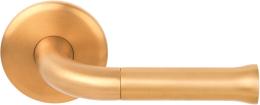 Изображение продукта NOUR EV101ZL/64 IM дверные ручки на розетке PVD золото сатинированное