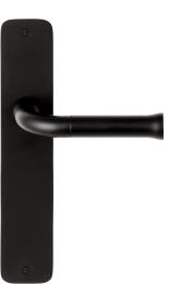 Изображение продукта NOUR EV101ZLP211SFC NM дверные ручки на розетке черный сатинированный (RAL9004)