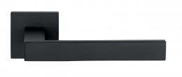 Изображение продукта SQUARE LSQ2 NM дверные ручки на розетке черный сатинированный (RAL9004)