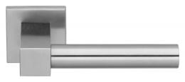 Изображение продукта BOBBY EK101G IN дверные ручки на розетке сталь сатинированная