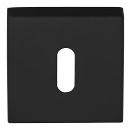 Изображение продукта BASICS BSQN53 NM дверная накладка под сувальный ключ черный сатинированный (RAL9004)