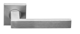 Изображение продукта BASICS BSQ2-G IN дверные ручки на розетке сталь сатинированная