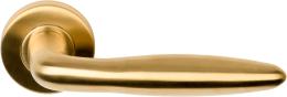 Изображение продукта BASICS LB18H IM дверные ручки на розетке PVD золото сатинированное