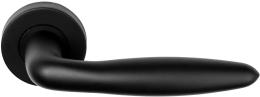 Изображение продукта BASICS LB18H NM дверные ручки на розетке черный сатинированный (RAL9004)