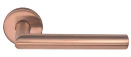 BASICS LB2-19 EN1906 MB дверные ручки на розетке PVD бронза сатинированная - 2