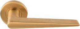 Изображение продукта BASICS LB21H IM дверные ручки на розетке PVD золото сатинированное