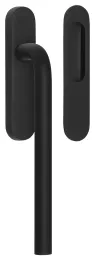 Изображение продукта BASICS LB231 NM ручки для раздвижной двери черный сатинированный (RAL9004)