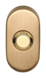 Купить BASICS LB51 IM кнопка дверного звонка PVD золото сатинированное по цене 8425 руб