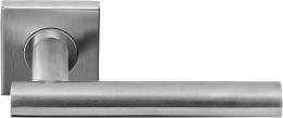 Изображение продукта BASICS LB7-19 BSQR53 IN дверные ручки на розетке сталь сатинированная
