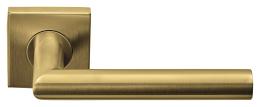 Изображение продукта BASICS LB2-19 BSQR53 IM дверные ручки на розетке PVD золото сатинированное