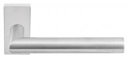 Изображение продукта BASICS LB2-19 Q32G IN дверные ручки на узкой розетке сталь сатинированная