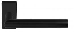Изображение продукта BASICS LB2-19 Q32G NM дверные ручки на узкой розетке черный сатинированный (RAL9004)