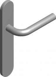 Изображение продукта BASICS LB3-19 P13SFC IK дверные ручки на пластине PVD медь полированная