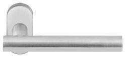Изображение продукта BASICS LB7-19- LBR32G IN дверные ручки на узкой розетке сталь сатинированная
