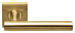 Изображение продукта BASICS LB7-19 BSQR53 IM дверные ручки на розетке PVD золото сатинированное