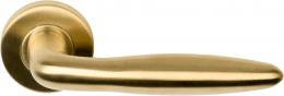 Изображение продукта BASICS LB18 IM дверные ручки на розетке PVD золото сатинированное