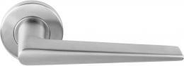 Изображение продукта BASICS LB21H IN дверные ручки на розетке сталь сатинированная