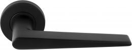 Изображение продукта BASICS LB21H NM дверные ручки на розетке черный сатинированный (RAL9004)