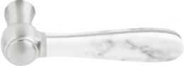 Изображение продукта BOSCO LZ100MA-ZR INMA дверные рукоятки (без розетки) сталь сатинированная/каррарский мрамор
