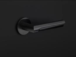 Изображение продукта ECLIPSE DR103G IZ PR дверные ручки на розетке PVD черный сатинированный