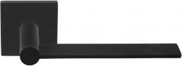 Купить EDGY EGQ50 NM дверные ручки на розетке черный сатинированный (RAL9004) по цене 25844 руб