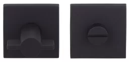 Изображение продукта EDGY EGWCQ50/5-6-7-8 NM дверная защелка с кнобом черный сатинированный (RAL9004)