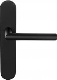 Изображение продукта BASICS LB2-19 P13SFC NM дверные ручки на пластине черный сатинированный (RAL9004)