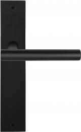 Изображение продукта BASICS LB7-19P236SFC NM дверные ручки на пластине черный сатинированный (RAL9004)