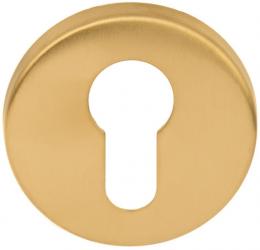 Изображение продукта BASICS LBY50 IM дверная накладка под евроцилиндр PVD золото сатинированное