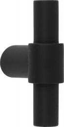 Купить ONE PB14 NM мебельная ручка-кноб черный сатинированный (RAL9004) по цене 7096 руб