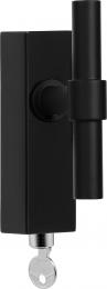 Изображение продукта ONE PBT15-DKLOCK NM оконная ручка поворотно-откидная черный сатинированный (RAL9004)
