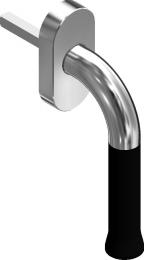 Изображение продукта NOUR EV101-DK-O IPNM оконная ручка поворотно-откидная сталь полированная