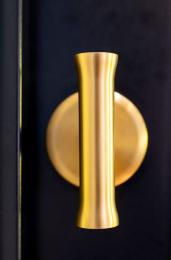 NOUR EV102/64 IM дверные ручки на розетке PVD золото сатинированное - 2