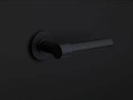 ONE PBL15/50 NM дверные ручки на розетке черный сатинированный (RAL9004) - 1