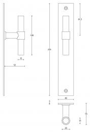 ONE PBT15VP236SFC BM ручка-кноб белый матовый (RAL9003) - 2