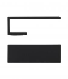 RIBBON BM100 NM дверные ручки на розетке черный сатинированный (RAL9004) - 3