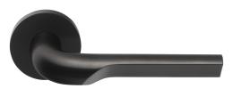 RIVIO GL100-G IZ дверная ручка на розетке черный сатинированный (PVD) - 2