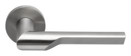 RIVIO GL101G IN PR дверная ручка на розетке сталь сатинированная - 2