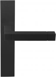 Изображение продукта SQUARE JB100P236SFC NM дверные ручки на пластине черный сатинированный (RAL9004)