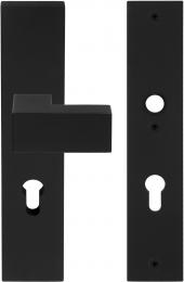 Изображение продукта SQUARE LSQ50-50 PC72 NM броне-пластины дверные черный сатинированный (RAL9004)