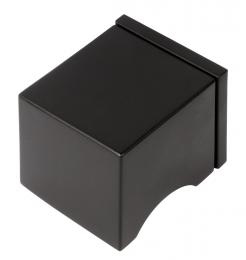 Изображение продукта SQUARE LSQ51PD NM дверные ручки на розетке черный сатинированный (RAL9004)