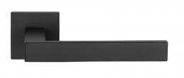 Изображение продукта SQUARE LSQ2G NM дверные ручки на розетке черный сатинированный (RAL9004)