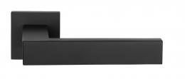 Изображение продукта SQUARE LSQ4G NM дверные ручки на розетке черный сатинированный (RAL9004)