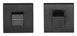 Изображение продукта SQUARE LSQWC50/5-6-7-8 IZ дверная защелка с кнобом PVD черный сатинированный