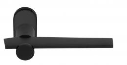 Изображение продукта TENSE BB100- LBR32G NM дверные ручки на узкой розетке черный сатинированный (RAL9004)