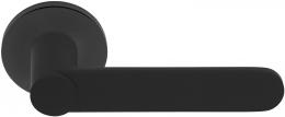 Купить TENSE BB103-G NM дверные ручки на розетке черный сатинированный (RAL9004) по цене 25978 руб