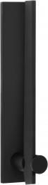 Изображение продукта TENSE BB104-G NM дверные ручки на розетке черный сатинированный (RAL9004)