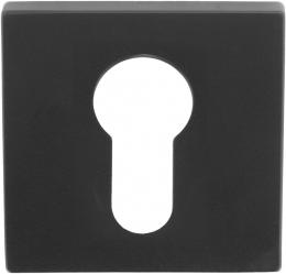 Изображение продукта TENSE LSQBY50 NM дверная накладка под евроцилиндр черный сатинированный (RAL9004)