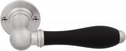 Изображение продукта TIMELESS 1815GRR50 NSEB дверные ручки на розетке никель сатинированный/эбеновое дерево